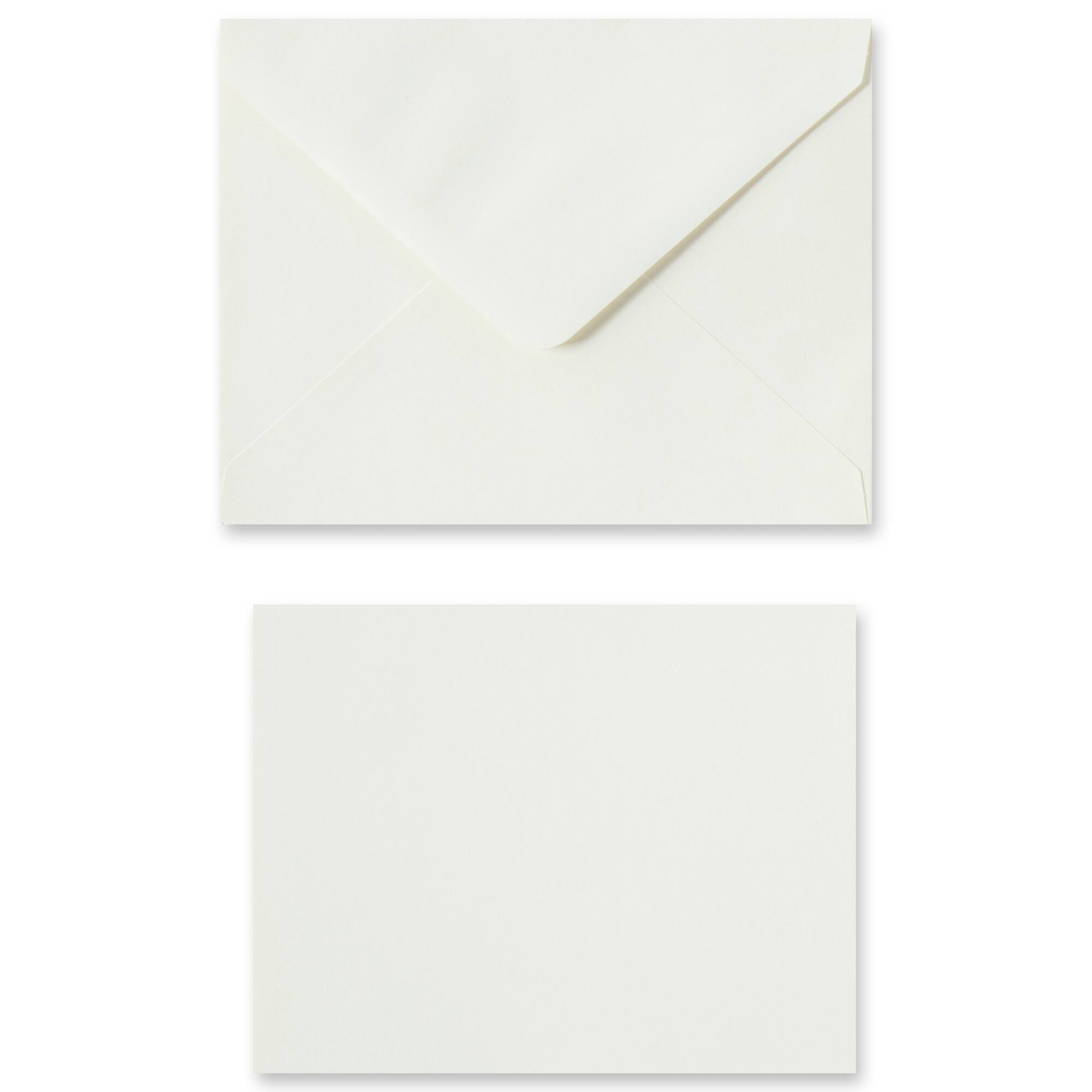 Ivory Flat Cards & Envelopes by Recollections™, 5" x 7"